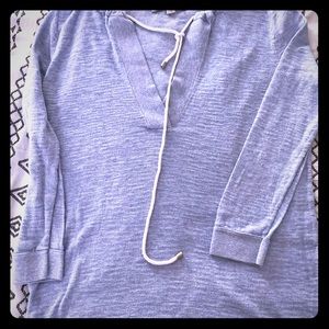 Light sweater. Pretty soft blue